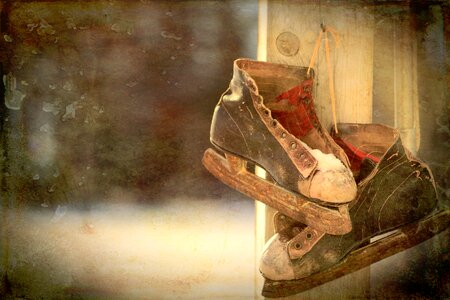 Winter skating retro