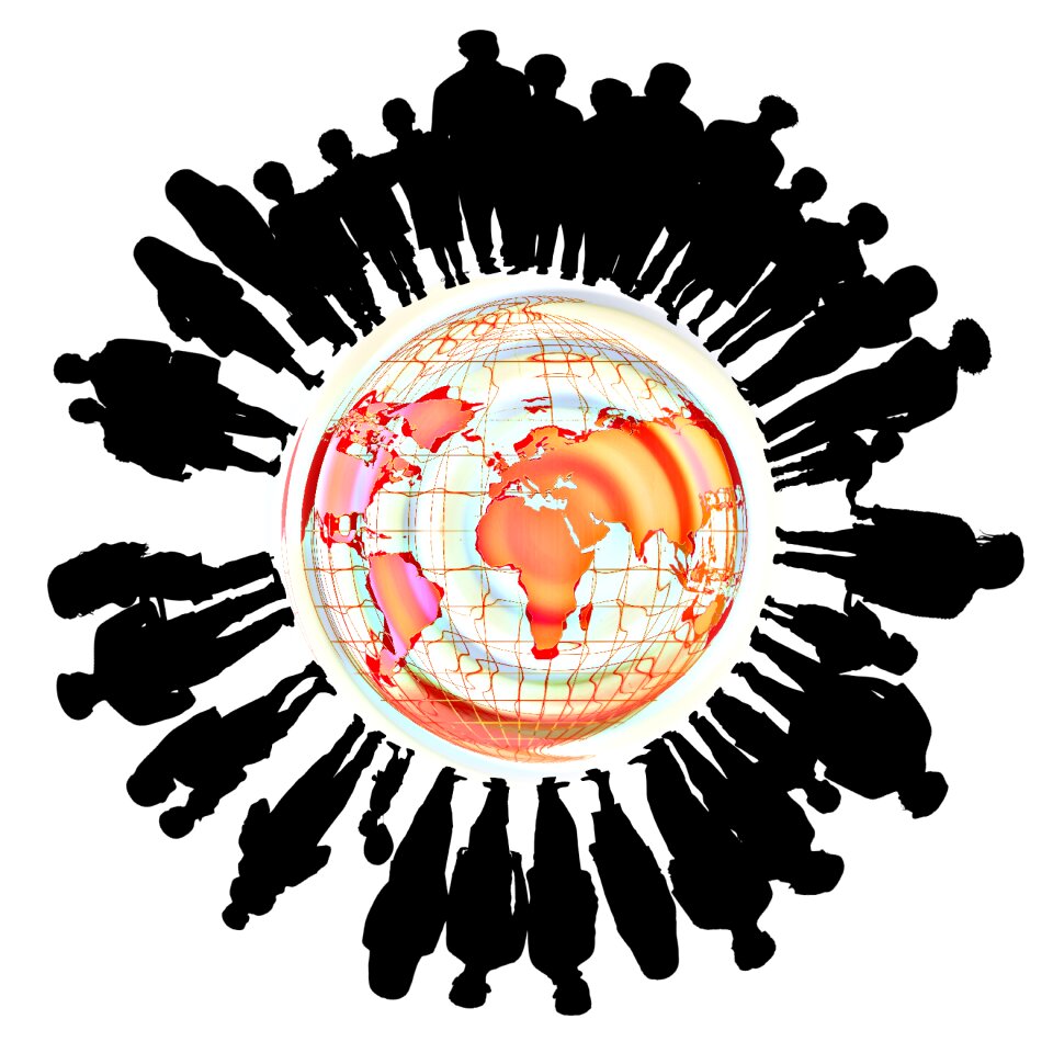 Shadow play globe global