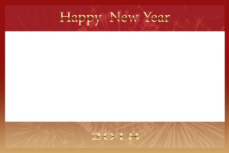 New year greeting new year 2018