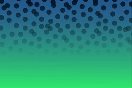 Circles green blue