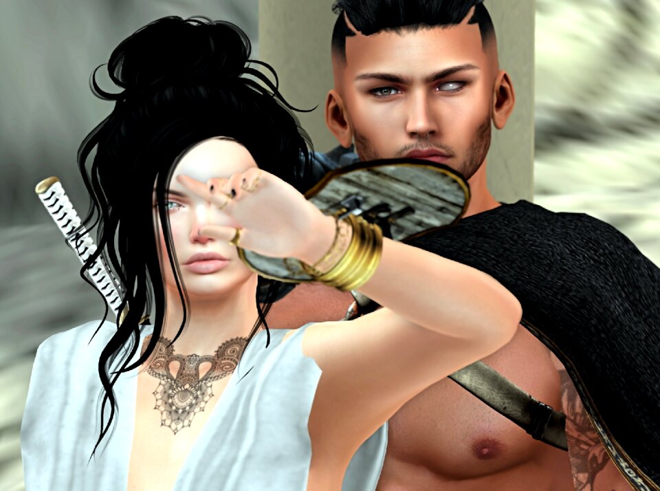 Virtual reality gorean woman