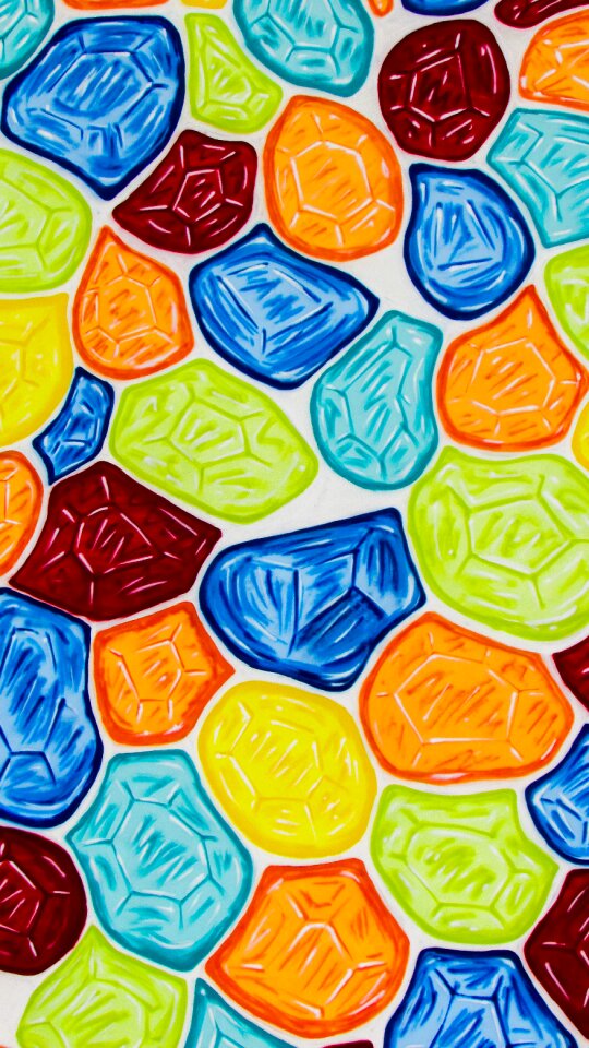 Wall colorful artistic