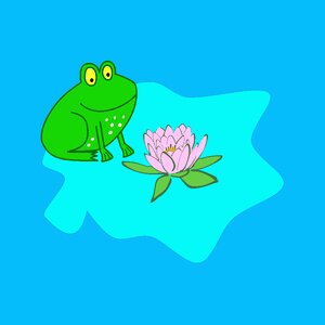 Lily pad water pond
