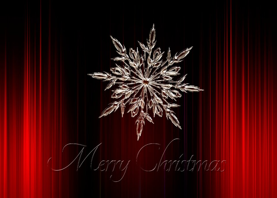Crystal background christmas