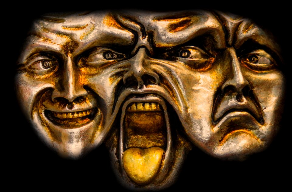Human psyche expression