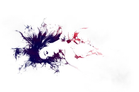 Watercolor photoshop female