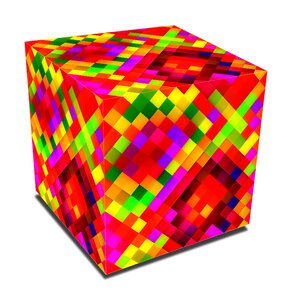 Block construction colorful