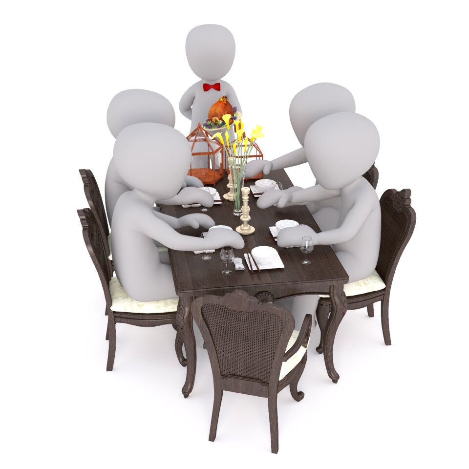 Table gedeckter table serve