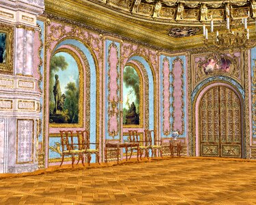 Palace architecture interior