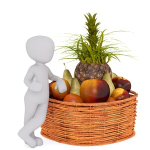 Vitamins raw food healthy