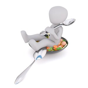 Pan white male 3d model