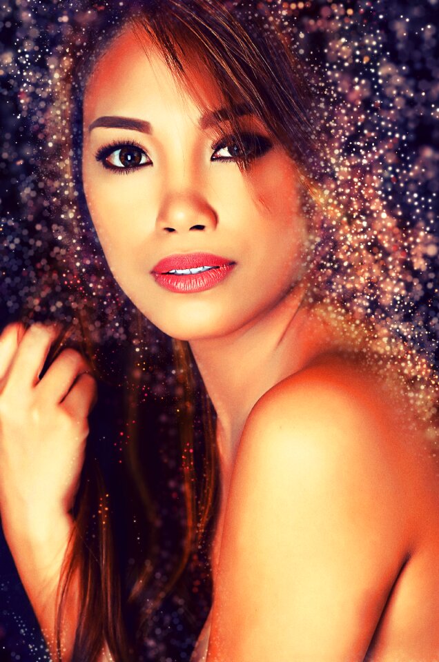 Attractive fashion woman glamour