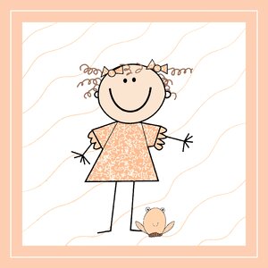 Map girl Free illustrations