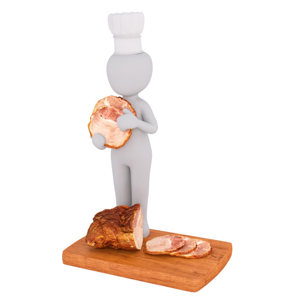 Meat grill cut