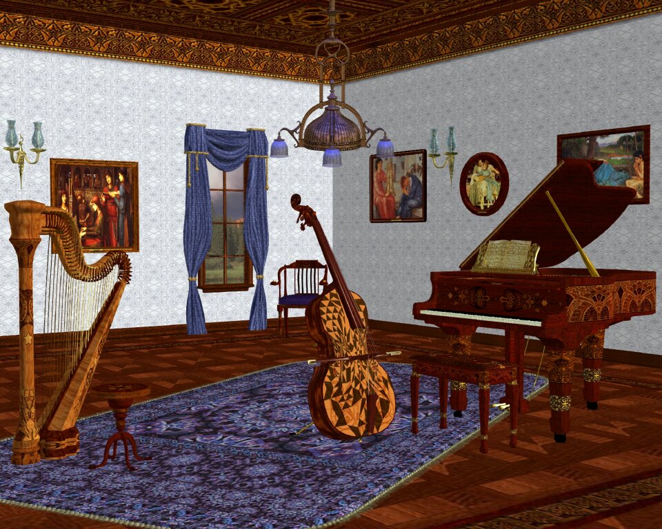 Interior instrument music