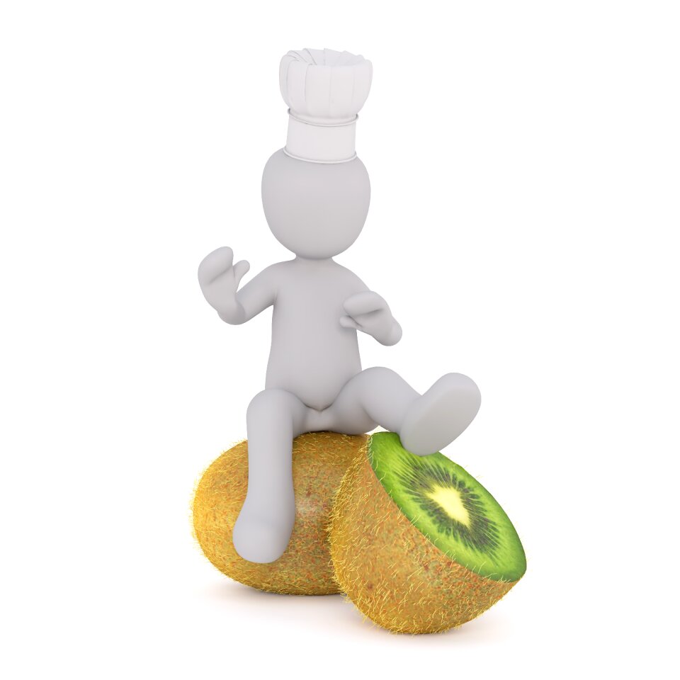 Vegan kiwi citrus fruit