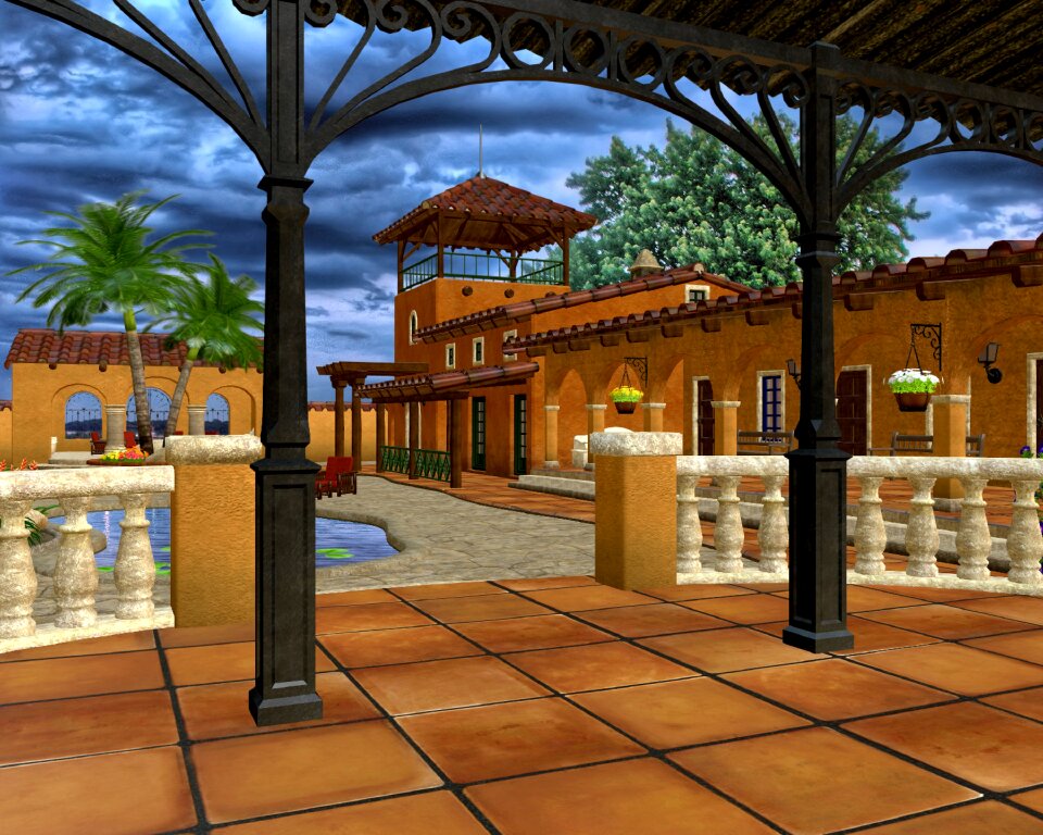 Spanish house traditional