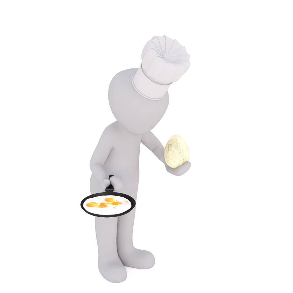 Fried pan cooking