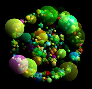 Round background pattern