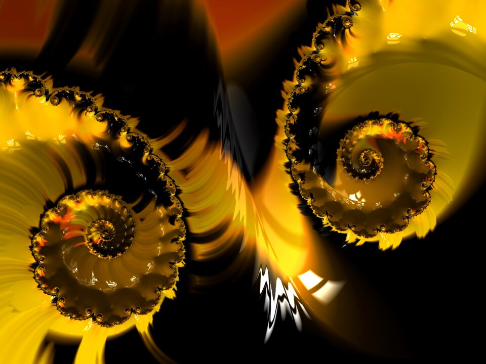 Brown yellow black