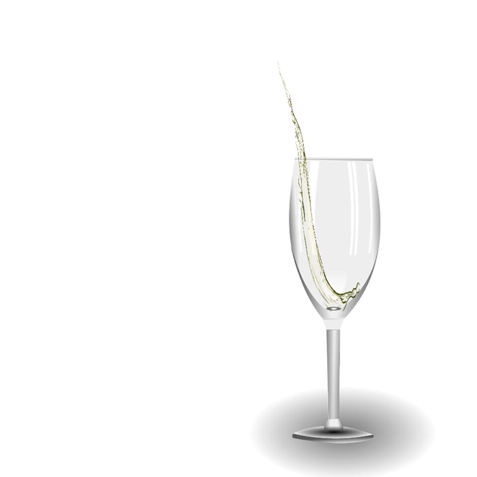 Wine drink white wine