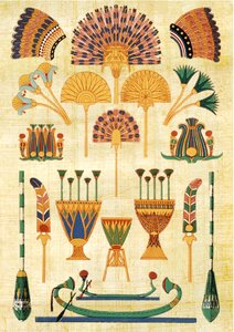 Hieroglyphs design artifact