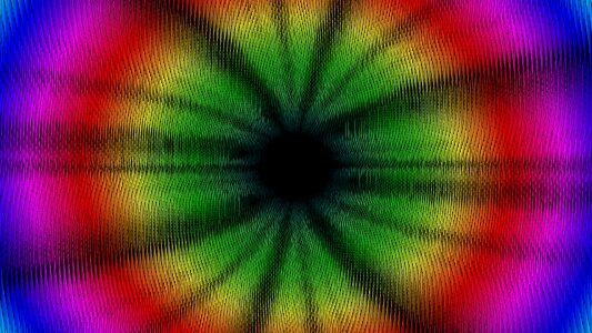 Fractal pattern concentric