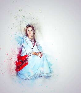 Costume art abstract