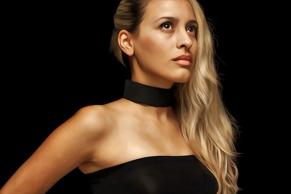 Young portrait blonde