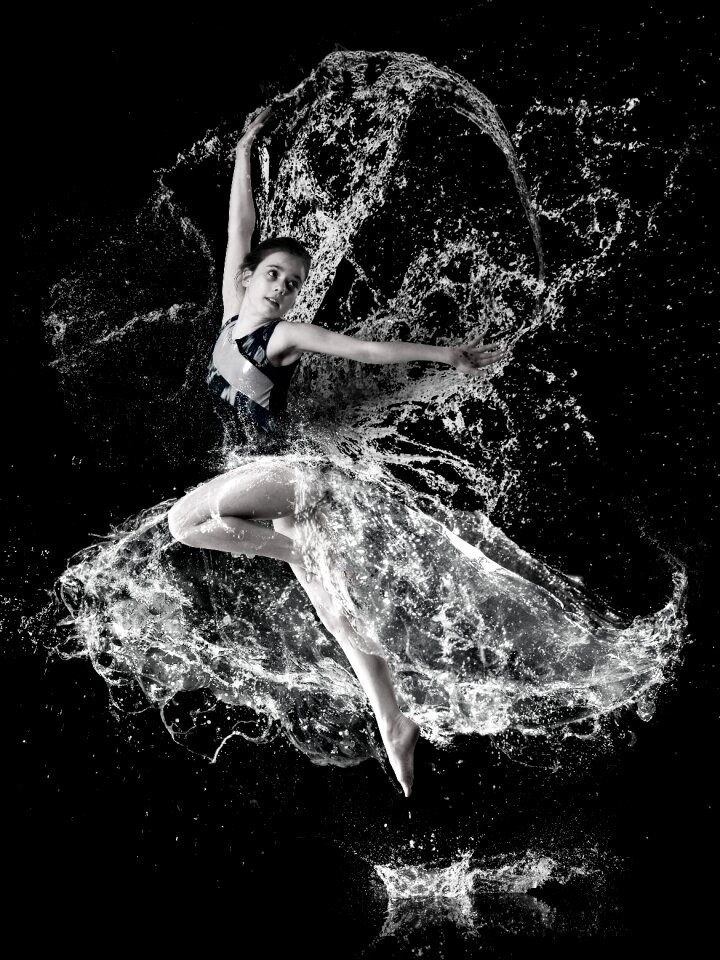 Young girl dancer