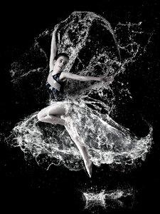 Young girl dancer