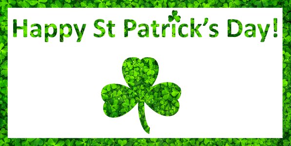 Celebration shamrock green