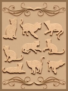 Carved background graphic