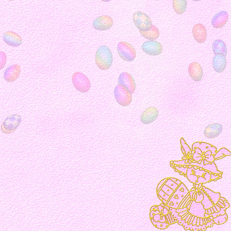 Easter paper scrapbook