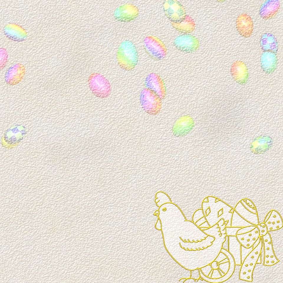 Easter paper scrapbook
