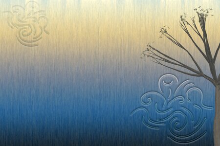 Abstract nature scrapbook