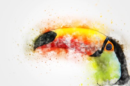 Art abstract watercolor