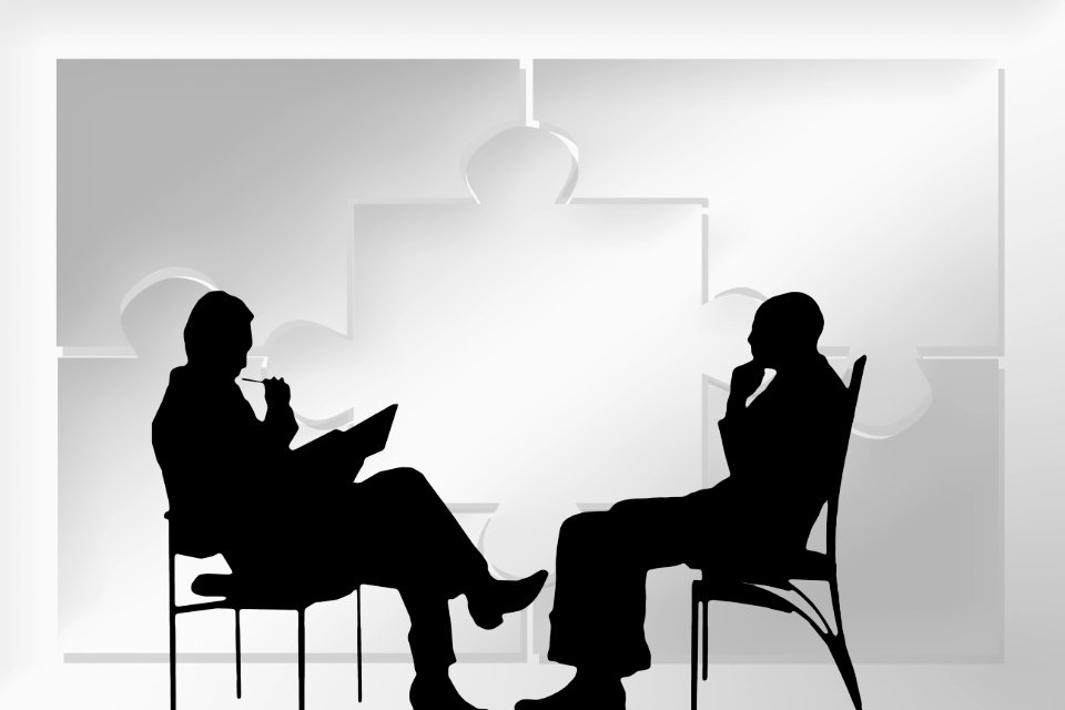 Silhouette communication brain