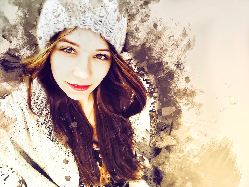 Beauty girl portrait