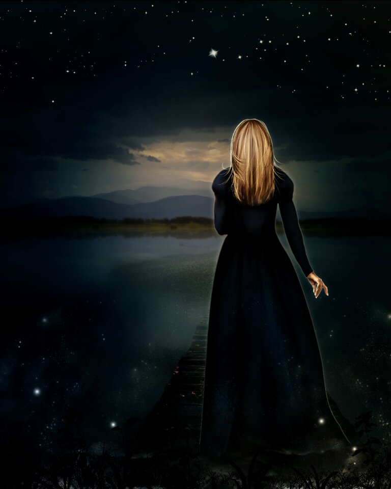 Fantasy dress gloomy
