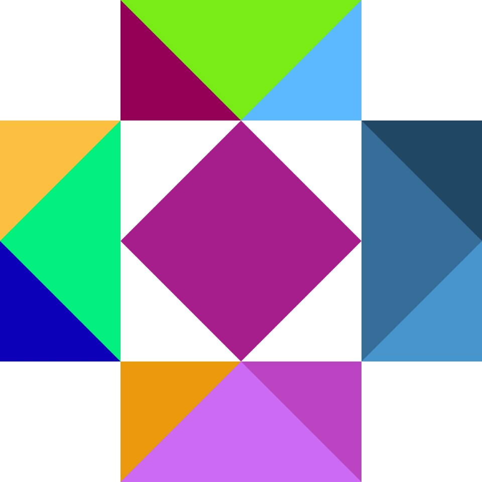 Rectangular abstract colorful