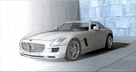 Sports car auto automobile