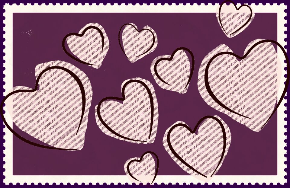 Valentine's day together greeting card