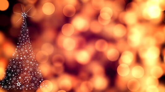 Christmas tree decoration the background