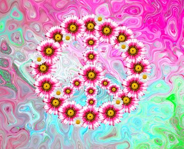 Hope colorful love peace