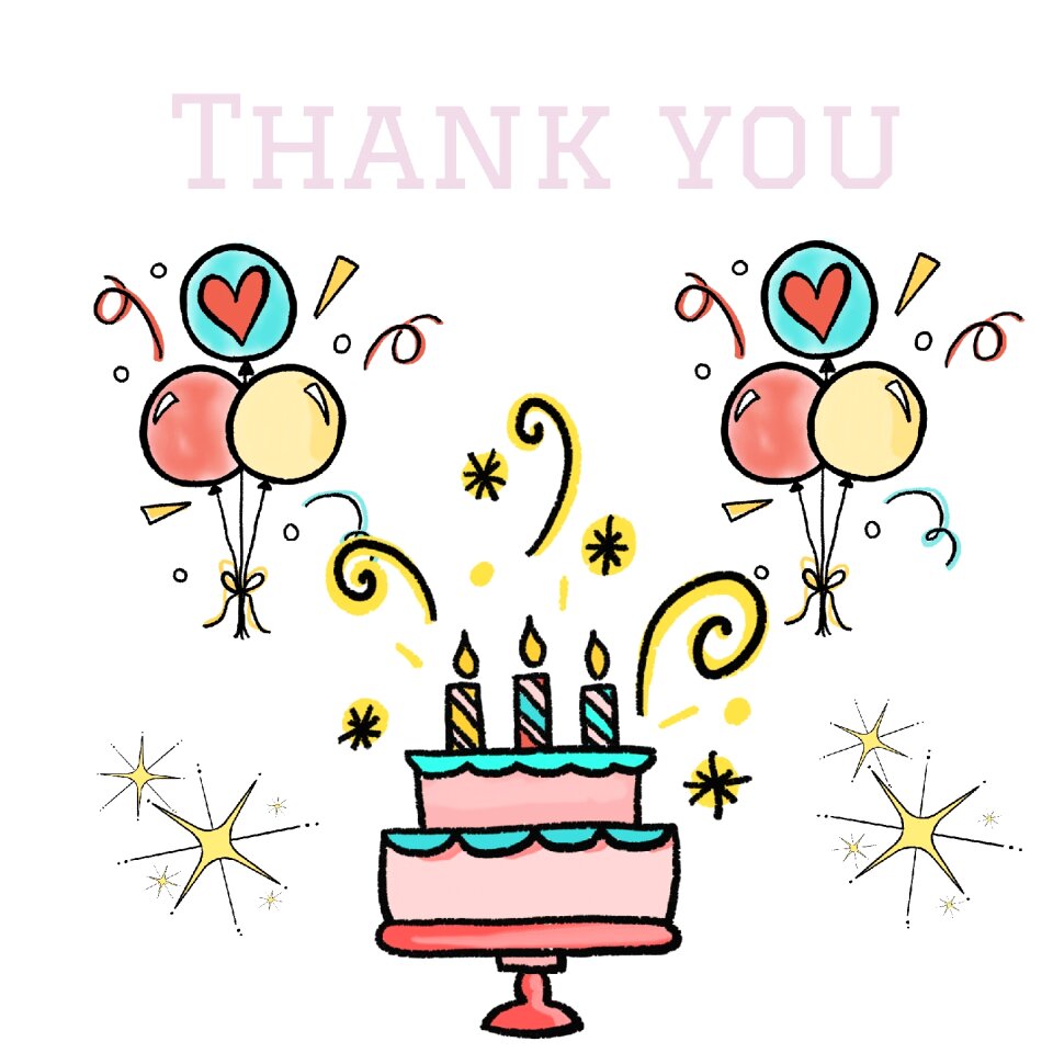 Balloons cake Free illustrations