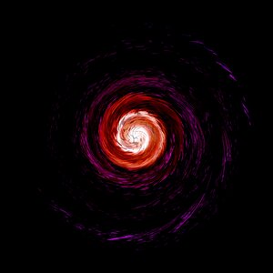 Cosmos nebula black galaxy