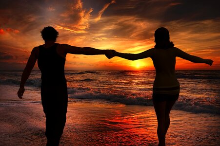 Couple man woman