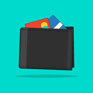 Card money Free illustrations