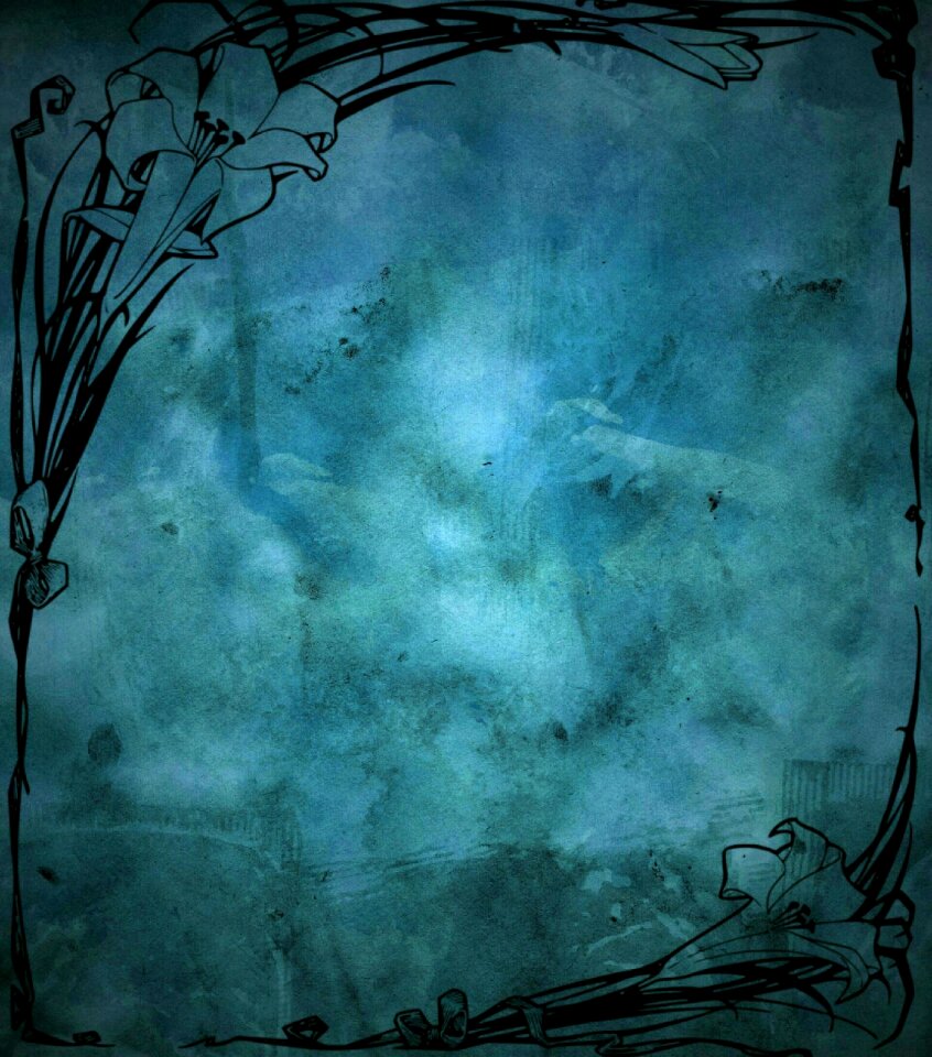 Blue plant art